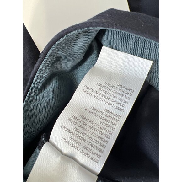 Women with Control Tall Tummy Control Wide Leg Pants Women Large Navy Blue NEW - Picture 7 of 8